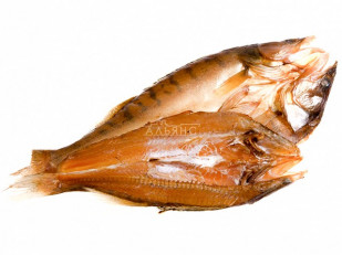 Горбуша теша (брюшки) холодного копчения: Судак (бабочка) холодного копчения