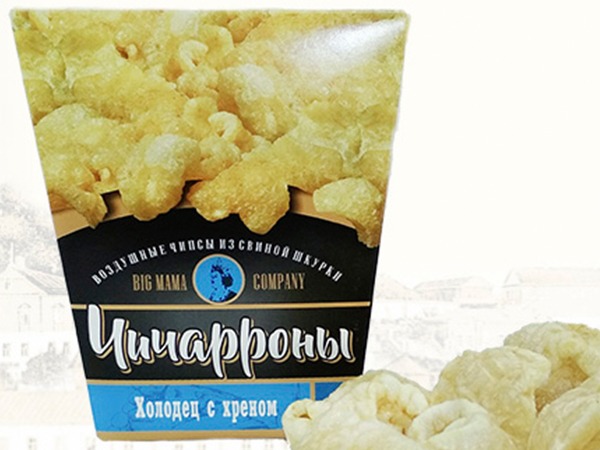 Чичарроны со вкусом холодца и хрена в Волжском