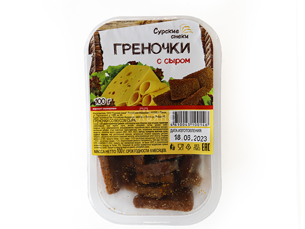Сурские гренки со вкусом Сыра (100 гр) в Волжском