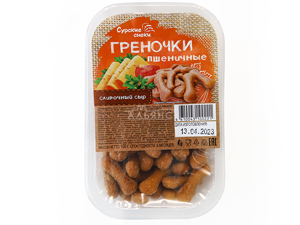 Сурские (ПШЕНИЧНЫЕ) Сливочный сыр (100 гр) в Волжском