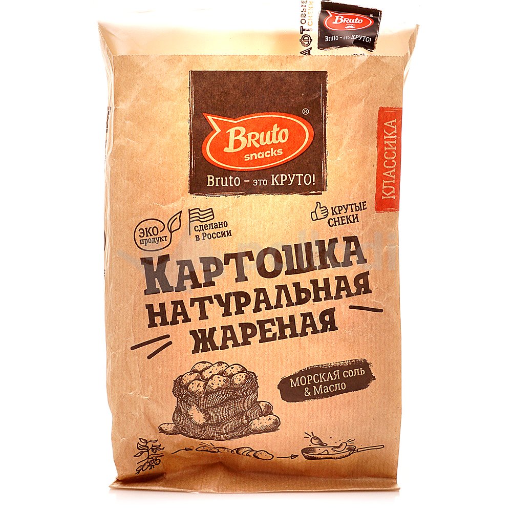 Картофель «Бруто» с солью 70 гр. в Волжском