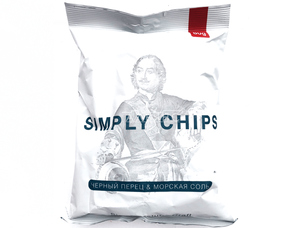 Картофельные чипсы "Simple chips" Морская соль и черный перец 80 гр. в Волжском
